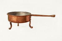Bishop Hill: Copper Skillet (ca. 1938) by Bisby Finley. Original from The National Gallery of Art. Digitally enhanced by rawpixel.