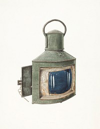 Starboard Light (1935–1942) by Eugene Bartz. Original from The National Gallery of Art. Digitally enhanced by rawpixel.