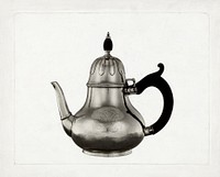 Teapot (1935&ndash;1942) by unknown American 20th Century artist. Original from The National Gallery of Art. Digitally enhanced by rawpixel.