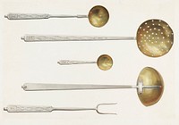 Kitchen Utensils (ca. 1939) by Fritz Boehmer. Original from The National Gallery of Art. Digitally enhanced by rawpixel.