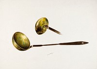 Ladle (ca. 1938) by Charles Moss. Original from The National Gallery of Art. Digitally enhanced by rawpixel.