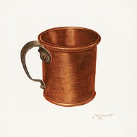 Mug (ca. 1941) by Sydney Roberts. Original from The National Gallery of Art. Digitally enhanced by rawpixel.