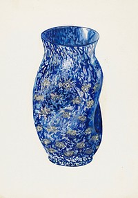 Pinch Vase (ca. 1936) by Ralph Atkinson. Original from The National Gallery of Art. Digitally enhanced by rawpixel.