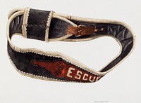 Fireman's Life Belt (1938) by Alfonso Moreno. Original from The National Gallery of Art. Digitally enhanced by rawpixel.