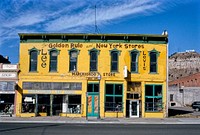 Golden Rule and New York Stores, South 1st Street, Raton, New Mexico (1991) photography in high resolution by John Margolies. Original from the Library of Congress. Digitally enhanced by rawpixel.