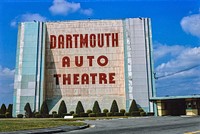 Dartmouth Auto Theater, Dartmouth, Massachusetts (1984) photography in high resolution by John Margolies. Original from the Library of Congress. Digitally enhanced by rawpixel.