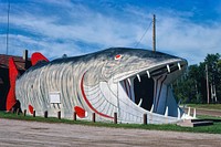 Big Fish Supper Club, Bena, Minnesota (1980) photography in high resolution by John Margolies. Original from the Library of Congress. Digitally enhanced by rawpixel.