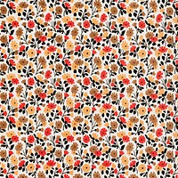 Floral pattern background vector, remixed from artworks by Charles Goy