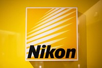 Nikon shop sign. BANGKOK, THAILAND, 16 APRIL 2021