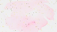 Pink watercolor HD wallpaper, pastel background with aesthetic gold glitter 