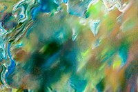 Green fluid art art background DIY abstract flowing texture