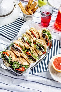 Mozzarella sliders, summer picnic sandwiches