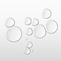 Abstract oil bubble macro shot transparent liquid vector