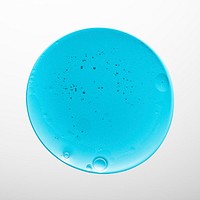 Blue round badge texture background