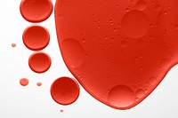 Red abstract background oil bubble texture psd wallpaper