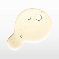 Gold oil liquid bubble macro vector cosmetic product