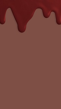 Brown dripping paint background 