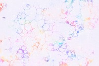 Colorful bubble art pink background feminine style