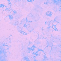 Blue bubble art on pink background abstract style