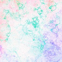 Colorful pastel bubble art on white background abstract style