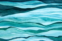 Ombre waves watercolor background abstract style