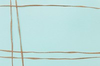 Blue background decorated with brown paper stripes