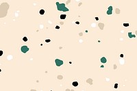 Beige background vector with wax melted crayon art