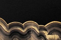 Luxury gold textured background vector in black abstract art