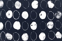 Blue circle pattern background block prints