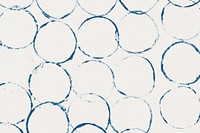White circle pattern background block prints