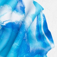 Aesthetic tie dye background in blue DIY plasticine clay creative art