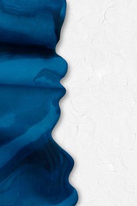 Creative clay textured background psd in blue border DIY tie dye art abstract style