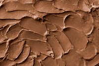 Brownie frosting texture background close-up