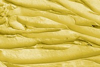 Yellow frosting texture background vector