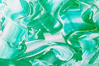 Acrylic paint textured background vector in green aesthetic style creative art