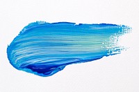 Blue paint smear textured brush stroke creative art graphic