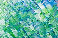 Acrylic paint textured background vector in green aesthetic style creative art