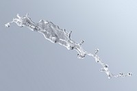 Splashing water texture background, gray design