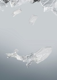 Ocean pollution campaign psd plastic bags sinking media mix