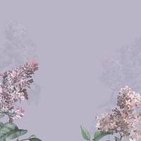 Lilac border vector on purple background