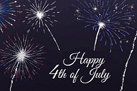 4th of July template vector for banner with editable text<br /> 