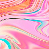 Pink liquid marble background vector