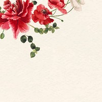 Colorful flower background vector illustration, remixed from public domain artworks