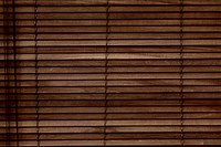 Vintage wooden blinds for living room