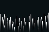 Music equalizer technology black background vector with white digital sound wave