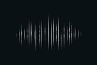 Sound wave black digital background vector entertainment technology