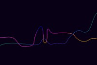 Sound wave black digital background vector entertainment technology