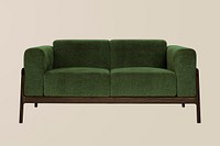 Green mid century modern sofa living room furniture