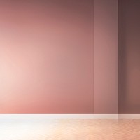 Empty room with pink wall
