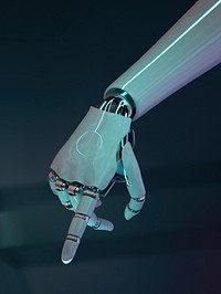 Robot hand finger pointing, technology of artificial intelligence